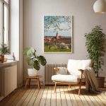 Prague during spring in Petrin Tower  Fine Art Poster - Image 5