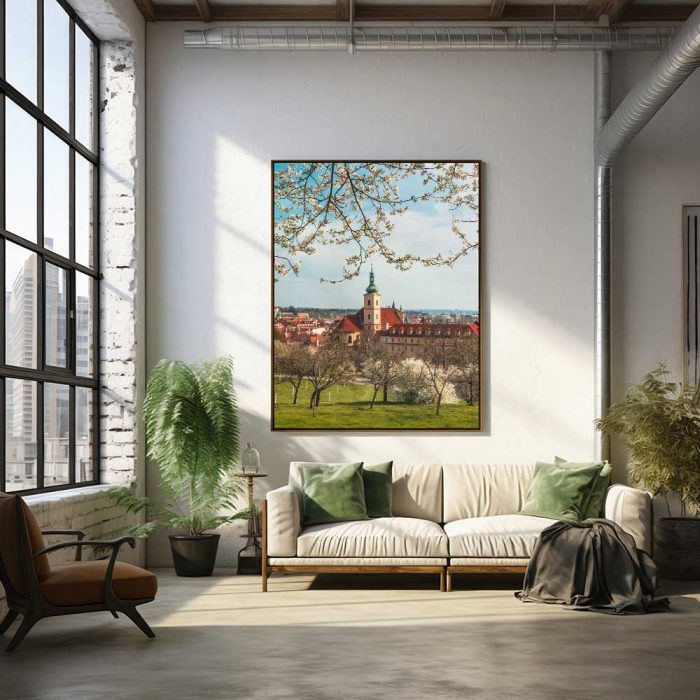 Prague during spring in Petrin Tower  Fine Art Poster - Image 6