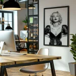 Not Marilyn Monroe  Woman Portrait Fine Art Poster