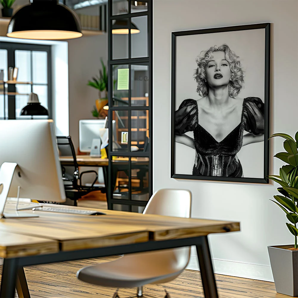 il_fullxfull.6111626268_onf0 Not Marilyn Monroe Woman Portrait Fine Art Poster - Image 1
